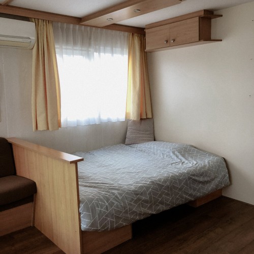 Bed eethoek chalet Blokzijl